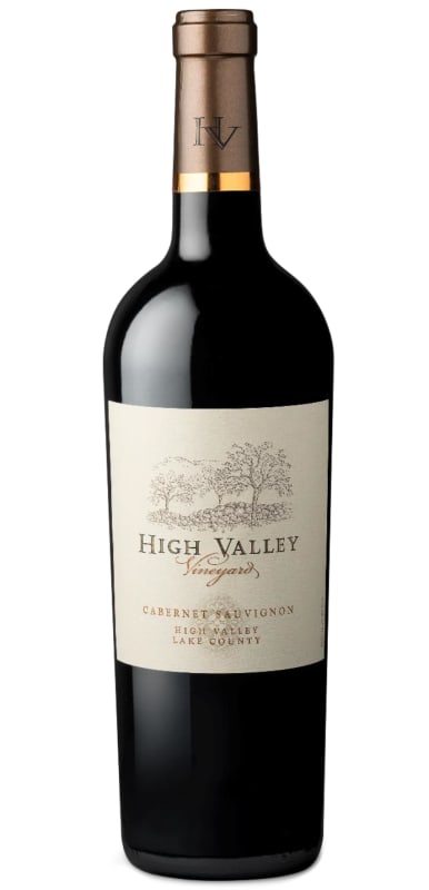 High Valley Cabernet Sauvignon 2023 Front Bottle Shot