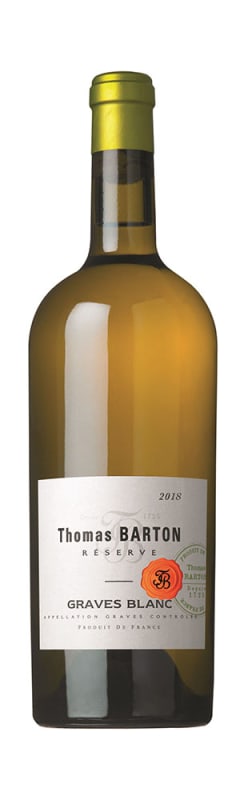 Thomas Barton Reserve Blanc 2018 Front Bottle Shot
