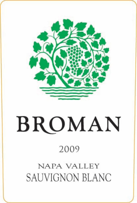 Broman Cellars Sauvignon Blanc 2009 Front Label