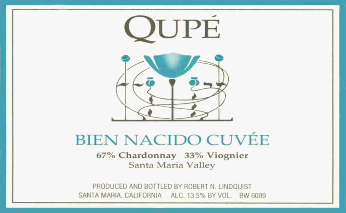 Qupe Bien Nacido Cuvee White 2007 Front Label