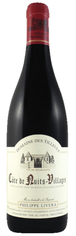 Philippe Livera Cote de Nuits Villages 2021 Front Bottle Shot