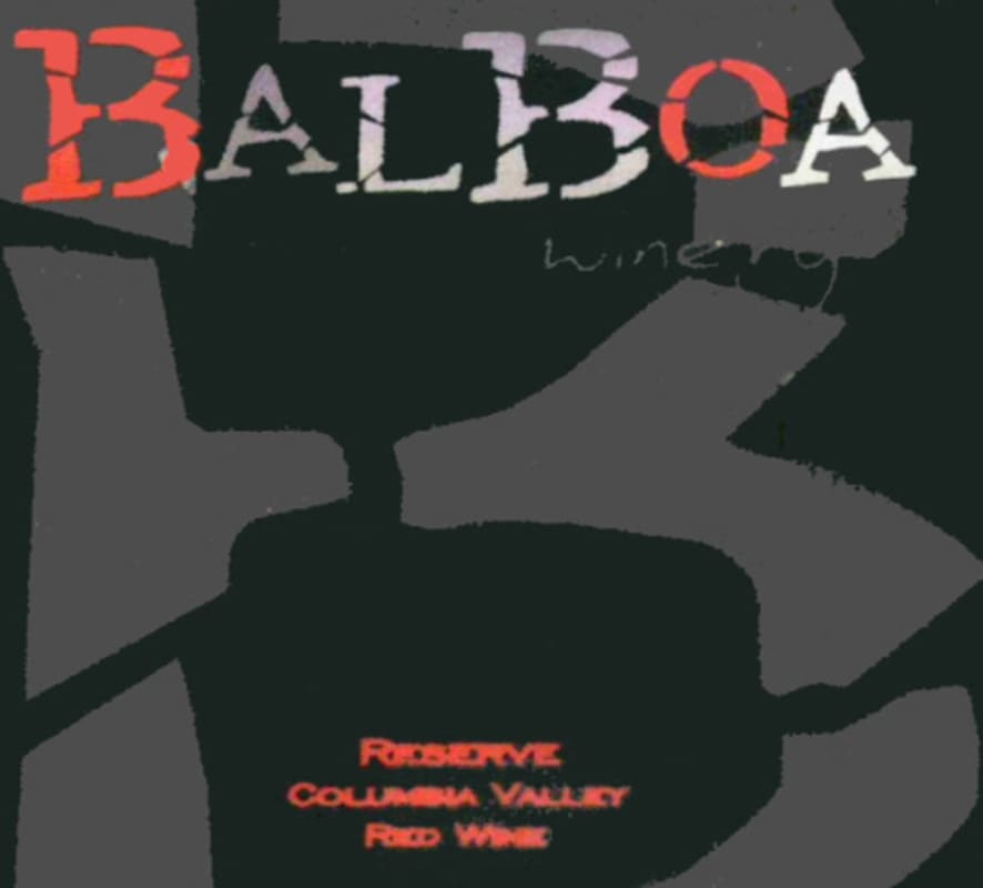 Balboa Winery Columbia Valley Reserve Red 2009 Front Label