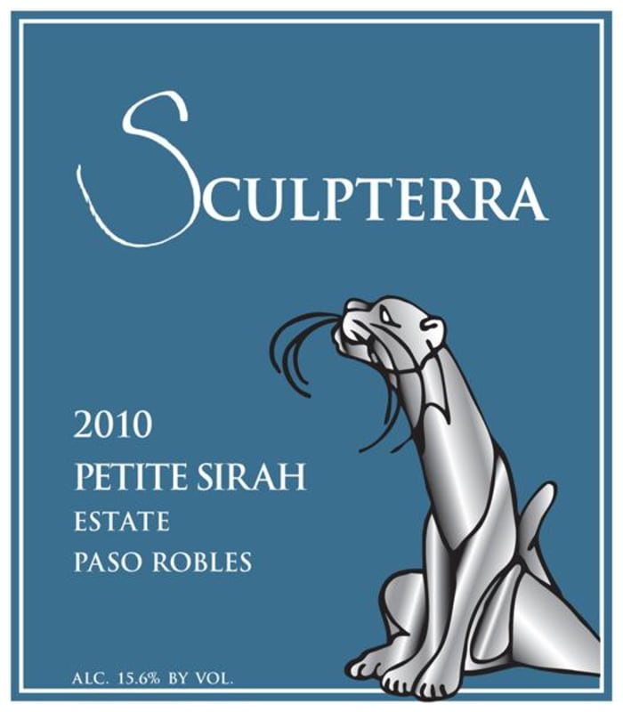 Sculpterra Winery Petite Sirah 2010 Front Label