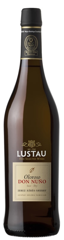 Lustau Don Nuno Dry Oloroso Sherry Front Bottle Shot