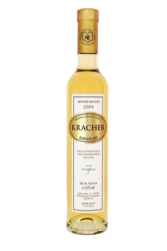 Kracher Welschriesling TBA Zwischen den Seen No. 7 (375ML) 2004 Front Bottle Shot