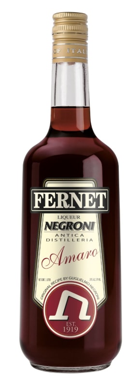 Negroni Fernet Liqueur (1 Liter) Front Bottle Shot