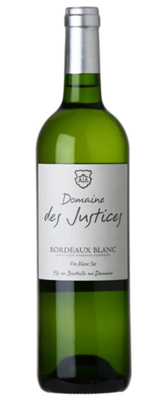 Chateau Respide Medeville Domaine des Justices Bordeaux Blanc 2021 Front Bottle Shot