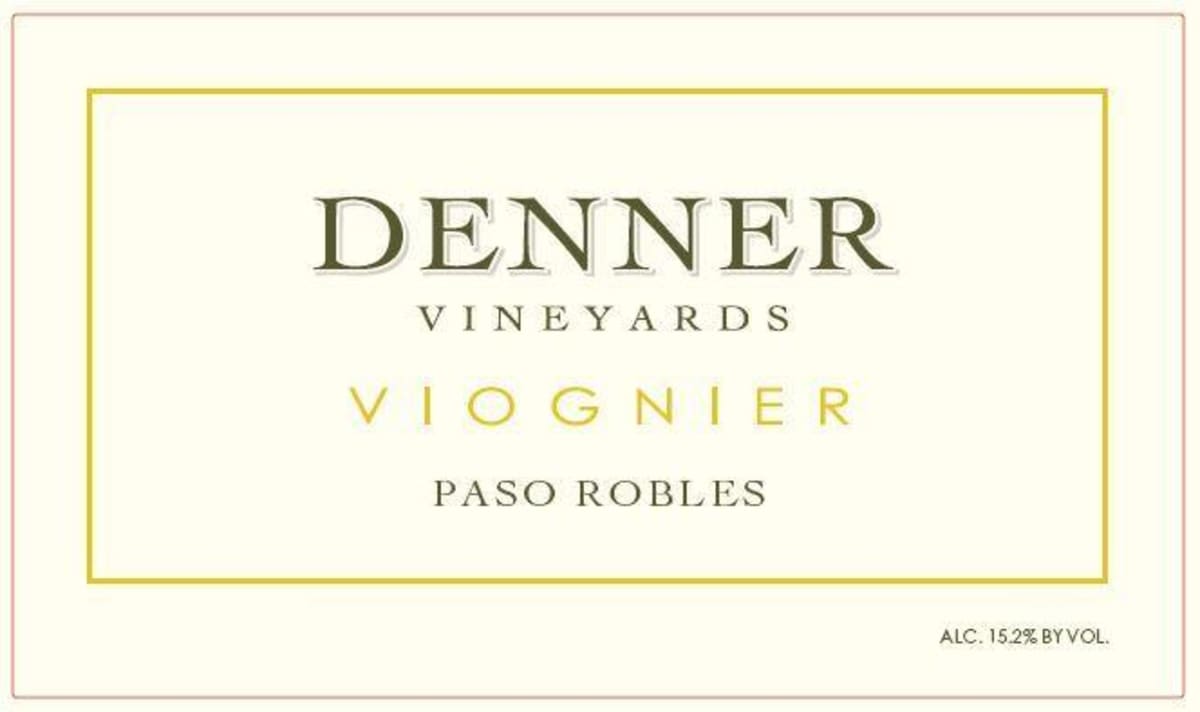 Denner Viognier 2008 Front Label