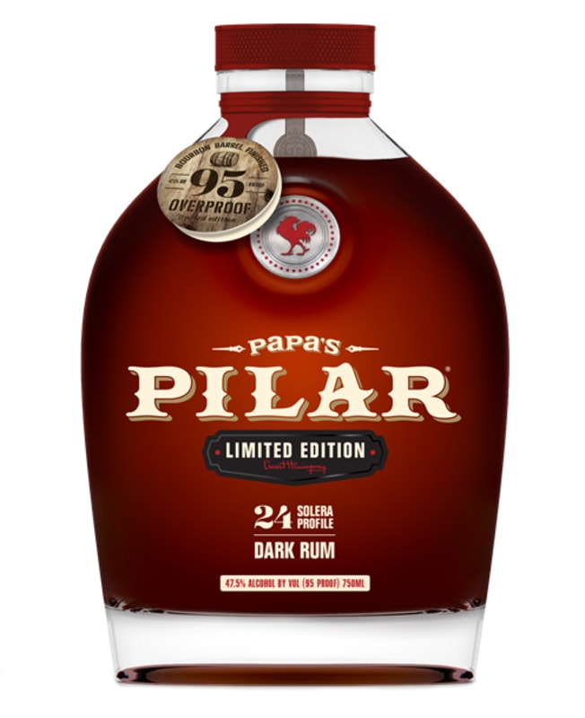 Papa's Pilar Limited Edition 24 Solera Dark Rum Front Bottle Shot