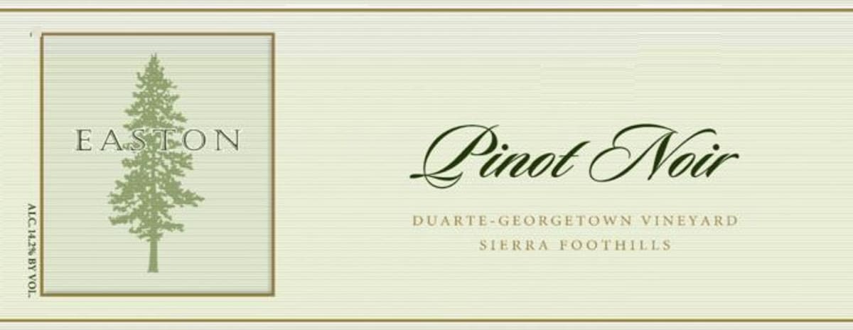 Easton Duarte-Georgetown Vineyard Pinot Noir 2014 Front Label