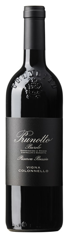 Prunotto Barolo Riserva Bussia Vigna Colonnello 2015 Front Bottle Shot