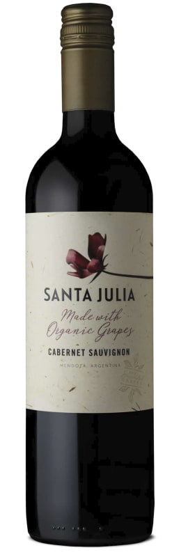 Santa Julia Organic Cabernet Sauvignon 2021 Front Bottle Shot