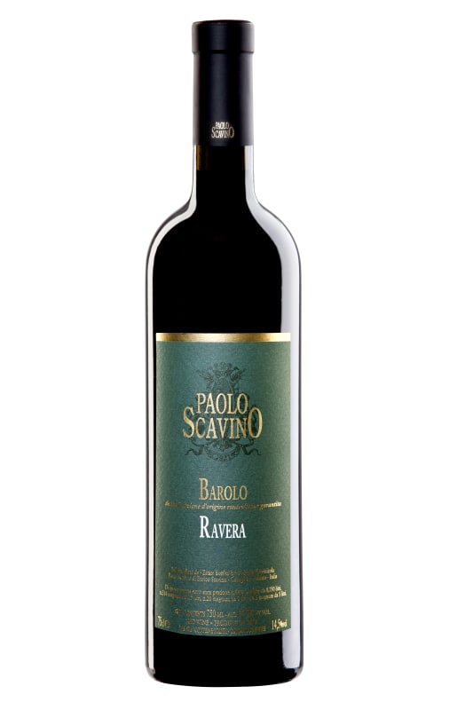 Paolo Scavino Barolo Ravera 2018 Front Bottle Shot