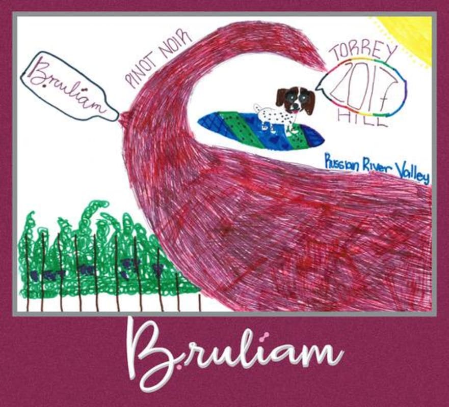 Bruliam Wines Torrey Hill Vineyard Pinot Noir 2017 Front Label