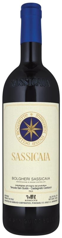 Tenuta San Guido Sassicaia (3 Liter Bottle) 2012 Front Bottle Shot