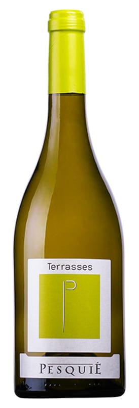 Chateau Pesquie Terrasses Blanc 2016 Front Bottle Shot