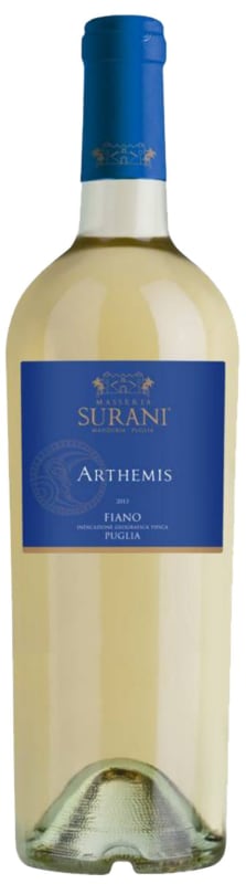 Masseria Surani Arthemis Fiano 2013 Front Bottle Shot