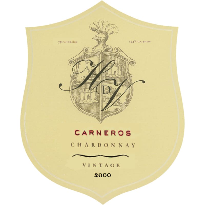 Hyde de Villaine HdV Hyde Vineyard Chardonnay 2000 Front Label