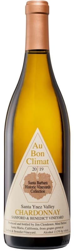 Au Bon Climat Sanford and Benedict Chardonnay 2019 Front Bottle Shot