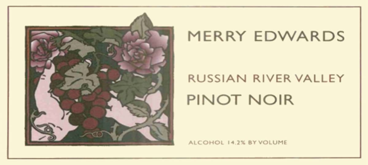 Merry Edwards Russian River Valley Pinot Noir 2004 Front Label