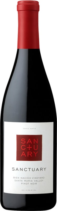 Sanctuary Bien Nacido Vineyard Pinot Noir 2015 Front Bottle Shot