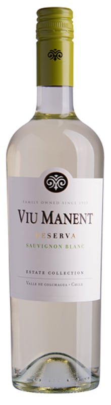 Viu Manent Reserva Sauvignon Blanc 2020 Front Bottle Shot