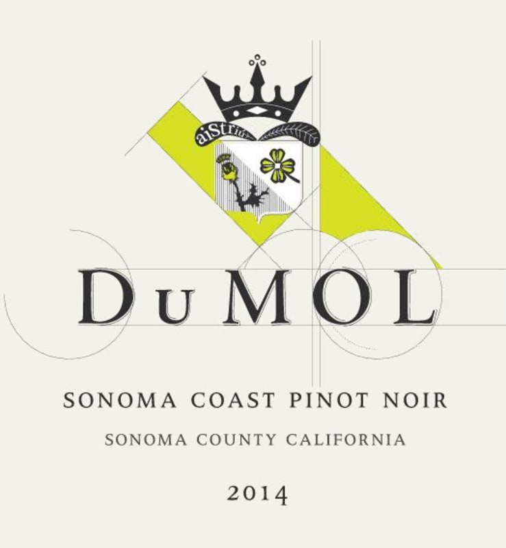 DuMOL Sonoma Coast Pinot Noir 2014 Front Label