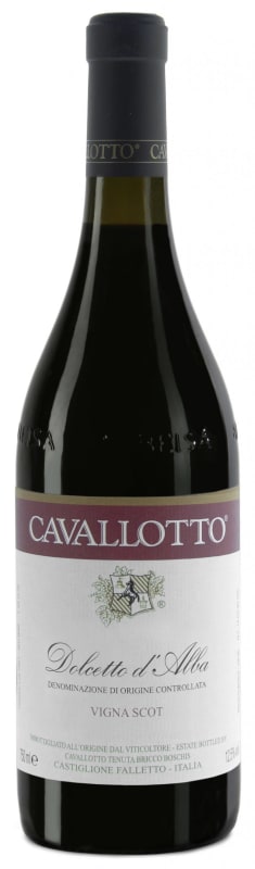 Cavallotto Dolcetto d'Alba Vigna Scot 2024 Front Bottle Shot