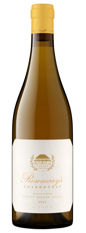 Talley Rosemary's Vineyard Chardonnay 2021 Front Bottle Shot