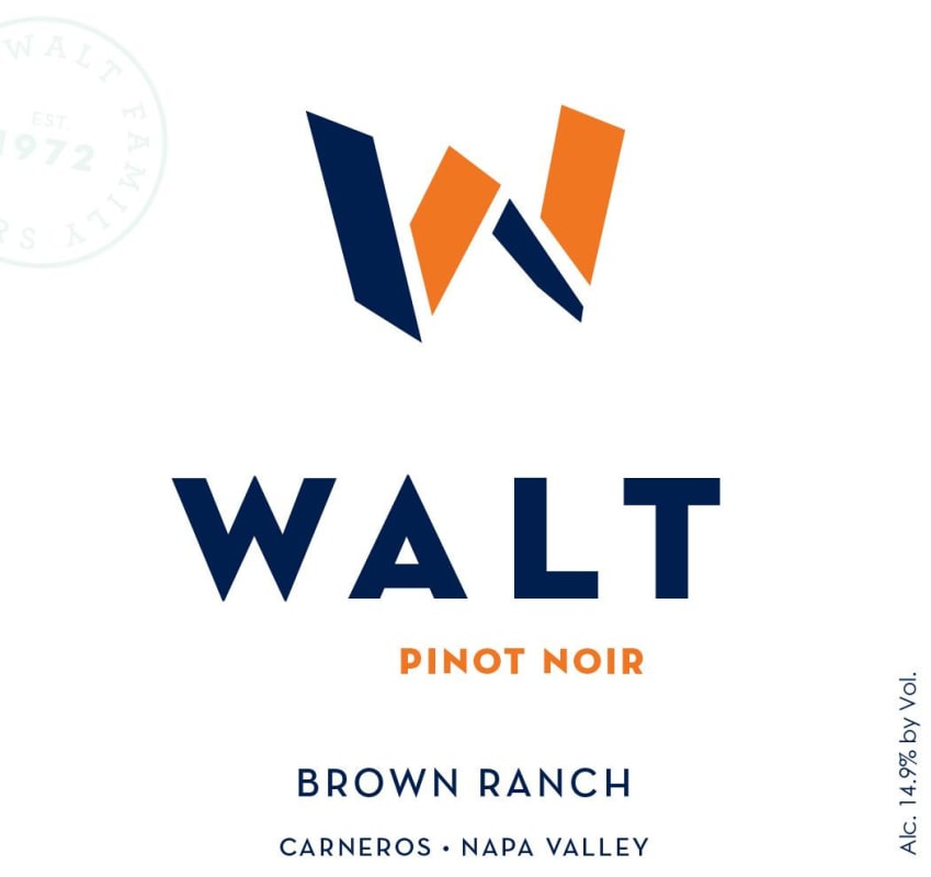 Walt Brown Ranch Pinot Noir 2015 Front Label