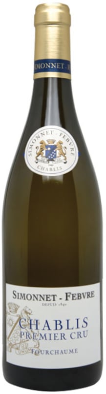 Simonnet-Febvre Chablis Fourchaume Premier Cru 2022 Front Bottle Shot