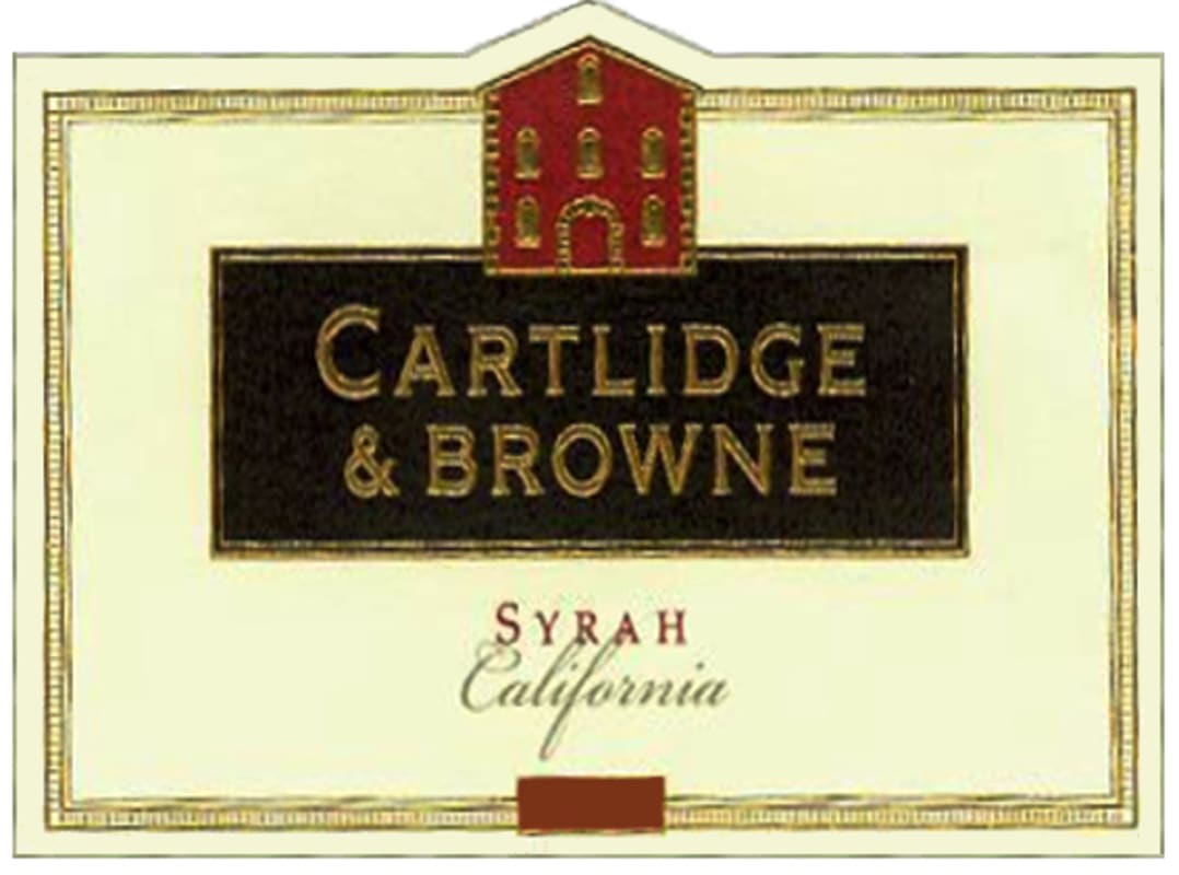 Cartlidge & Browne Syrah 2004 Front Label