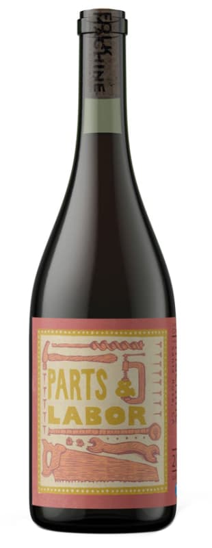 Folk Machine Parts and Labor Red Blend 2020 Front Bottle Shot