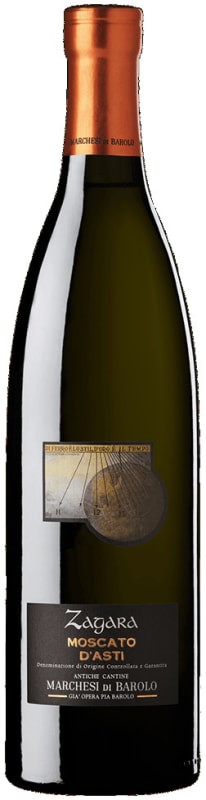 Marchesi di Barolo Zagara Moscato d'Asti 2015 Front Bottle Shot