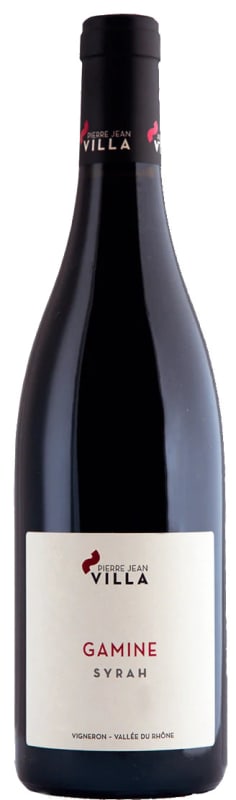 Pierre Jean Villa Gamine Syrah 2022 Front Bottle Shot