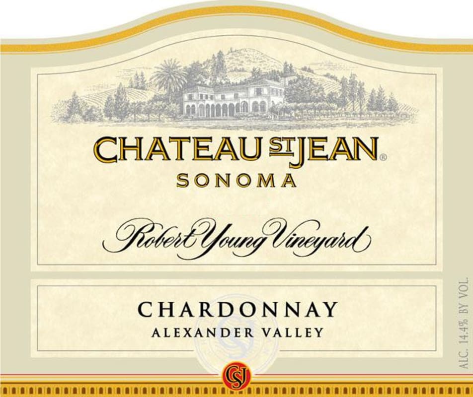 Chateau St. Jean Robert Young Vineyard Chardonnay 2008 Front Label