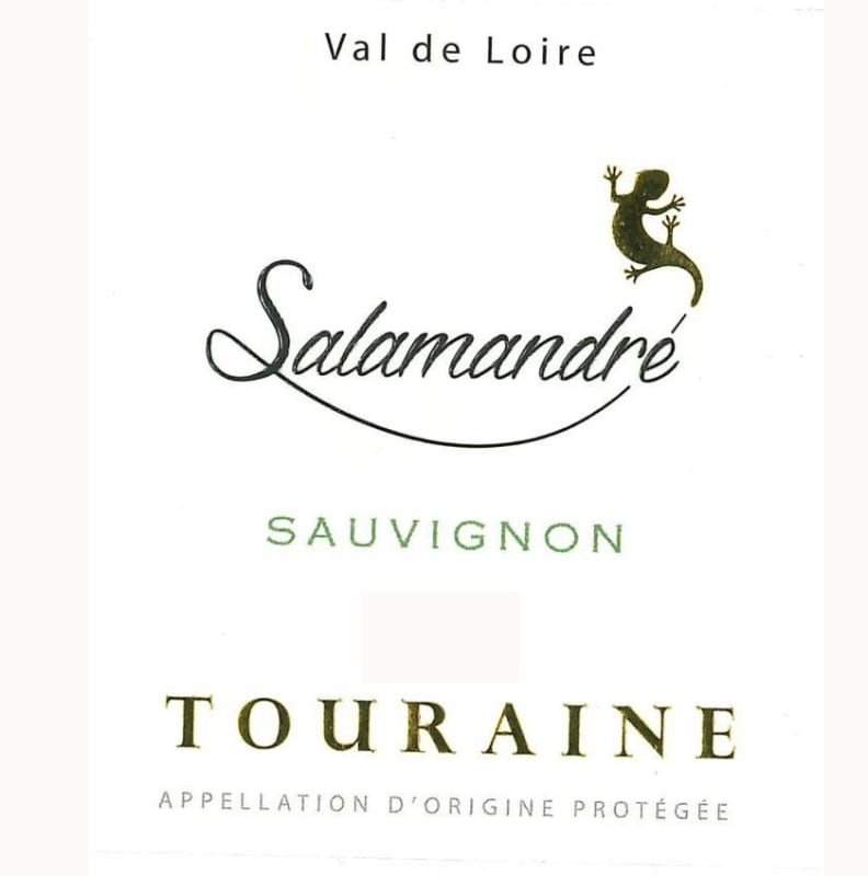 Salamandre Wine Cellars Touraine Salamandre Sauvignon 2020 Front Label
