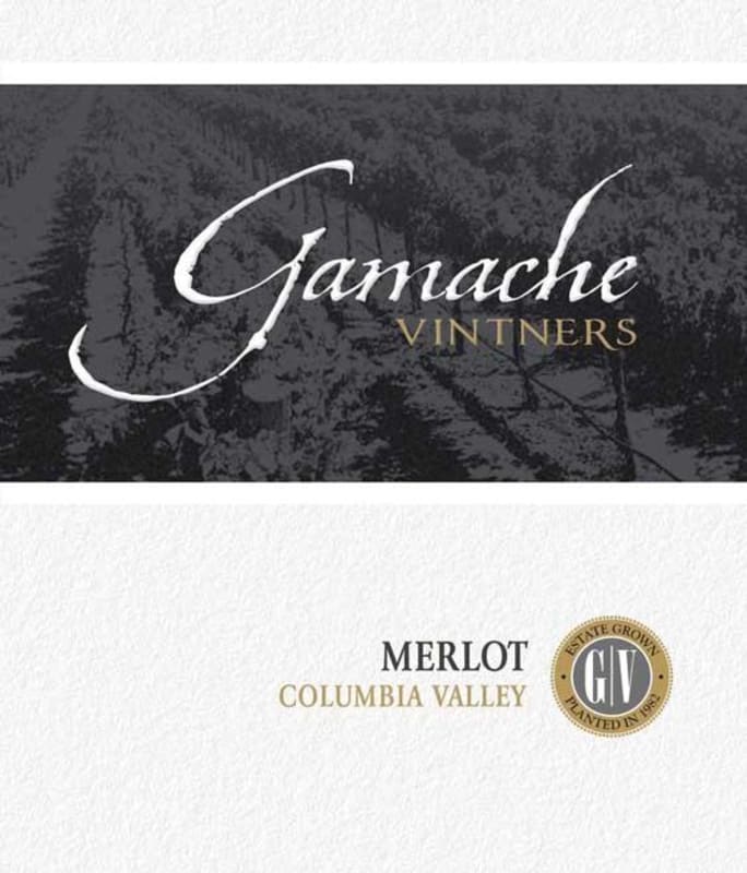Gamache Vintners Estate Merlot 2012 Front Label