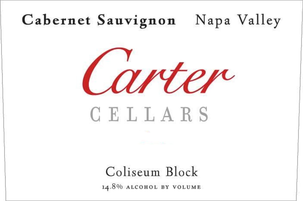 Carter Cellars Coliseum Block Cabernet Sauvignon 2007 Front Label