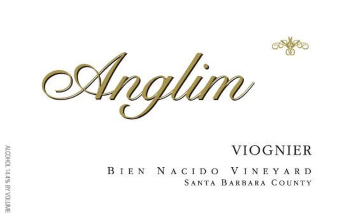 Anglim Winery Bien Nacido Viognier 2014 Front Label