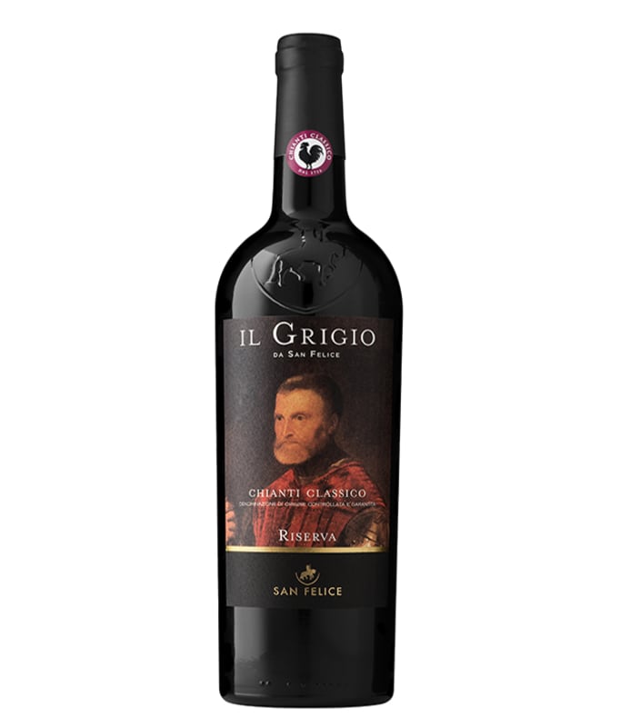 San Felice Il Grigio Chianti Classico Riserva 2017 Front Bottle Shot