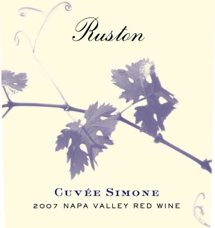 Ruston Family Vineyards Cuvee Simone Red 2007 Front Label