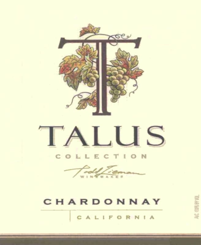 Talus Chardonnay 2006 Front Label