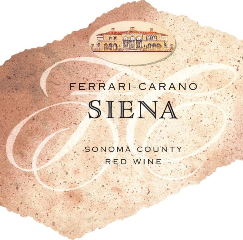 Ferrari-Carano Siena 2018 Front Label