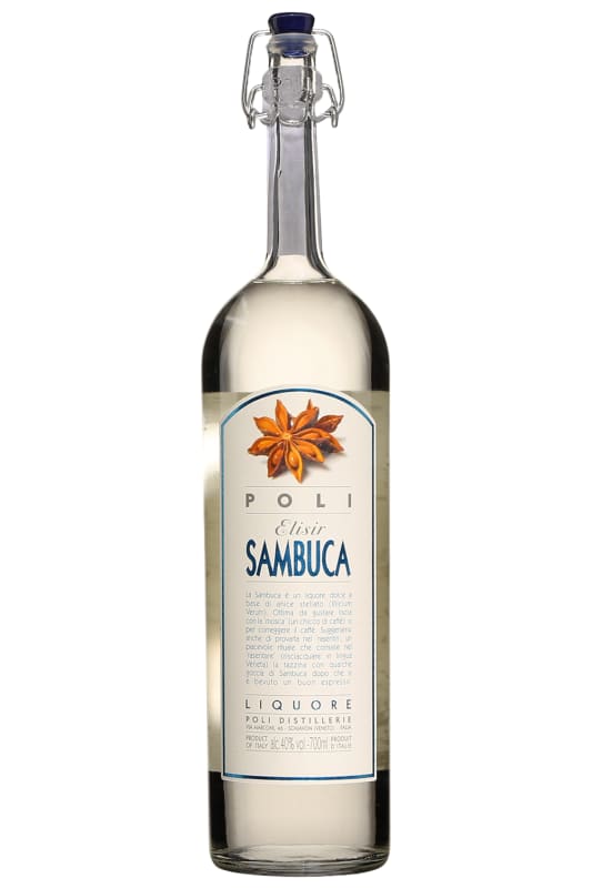 Poli Sambuca Liqueur Front Bottle Shot