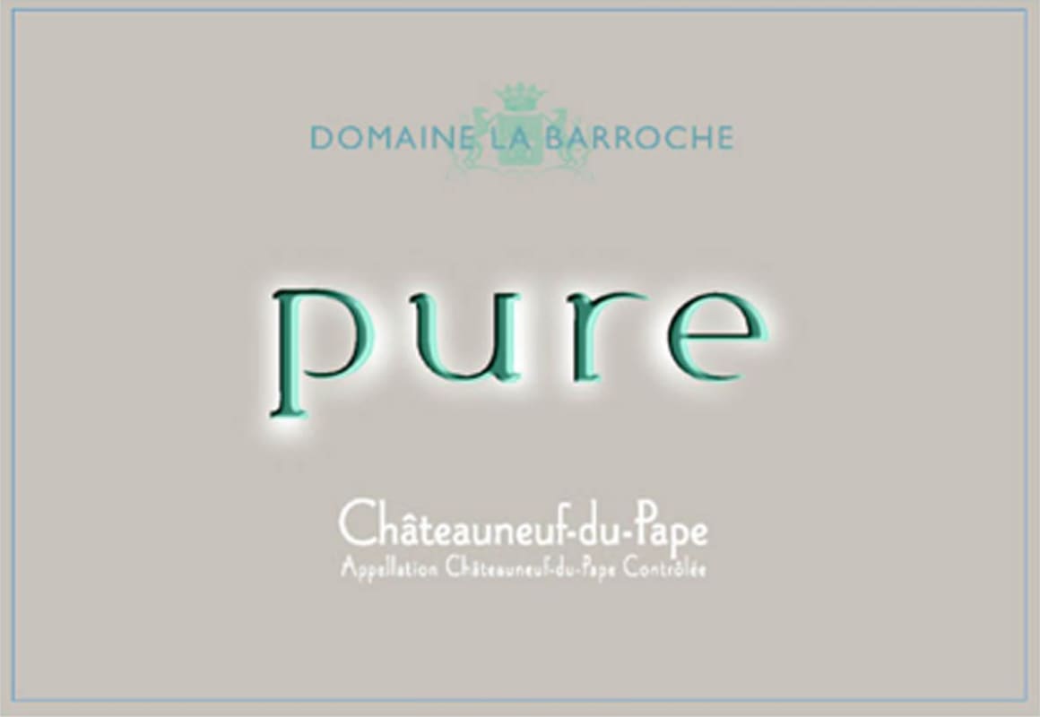 Domaine La Barroche Chateauneuf-du-Pape Pure 2005 Front Label