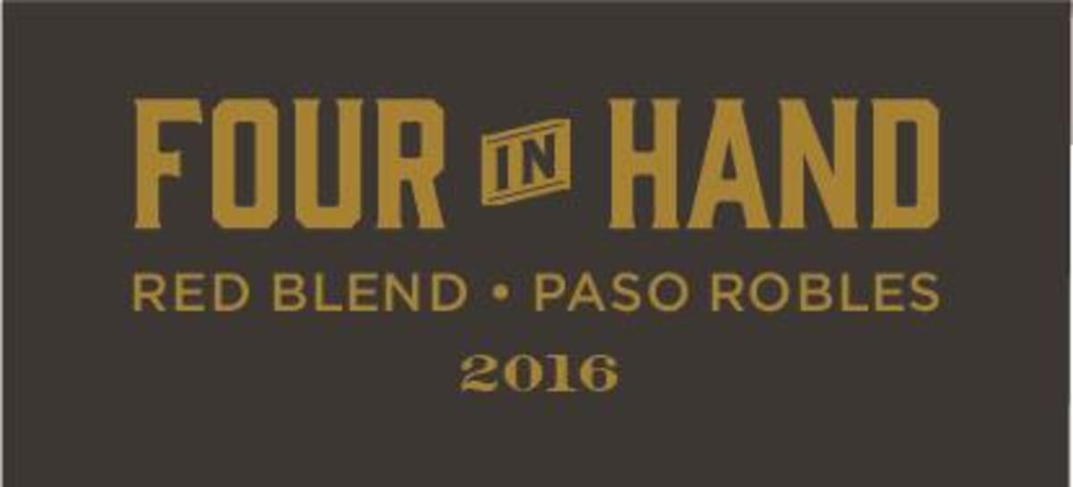 Four In Hand Red Blend 2016 Front Label