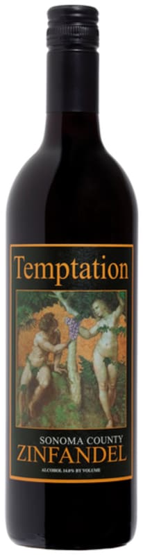 Alexander Valley Vineyards Temptation Zinfandel 2015 Front Bottle Shot