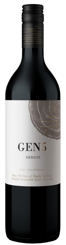 GEN5 Merlot 2023 Front Bottle Shot