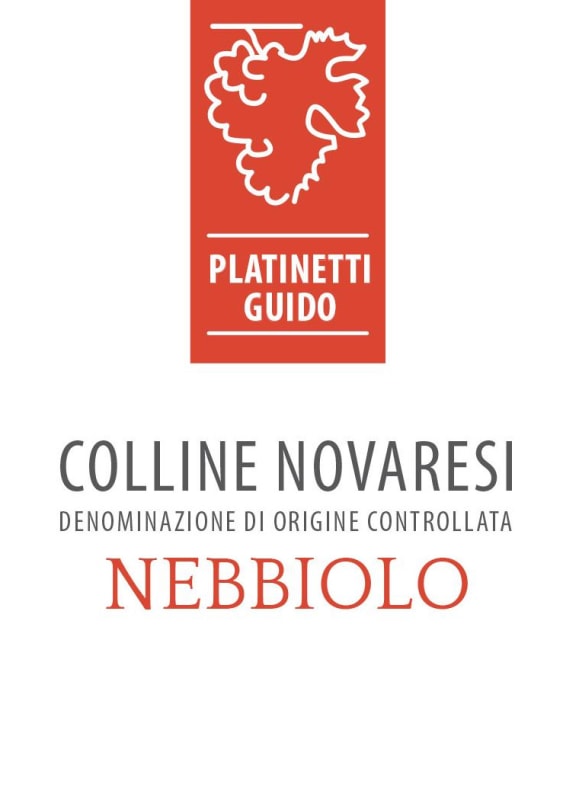 Platinetti Guido Colline Novaresi Nebbiolo 2015 Front Label